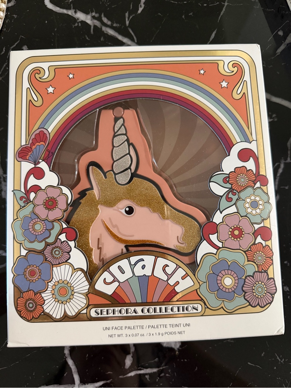 Coach Sephora Collection Rose Clay Bronze Palette — Pink & Gold Accents